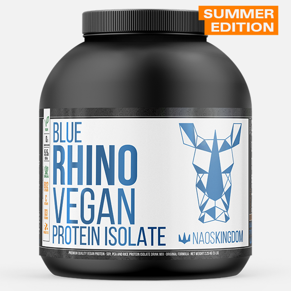 BLUE RHINO Vegan Protein Isolate - 5 Lb, Vainilla