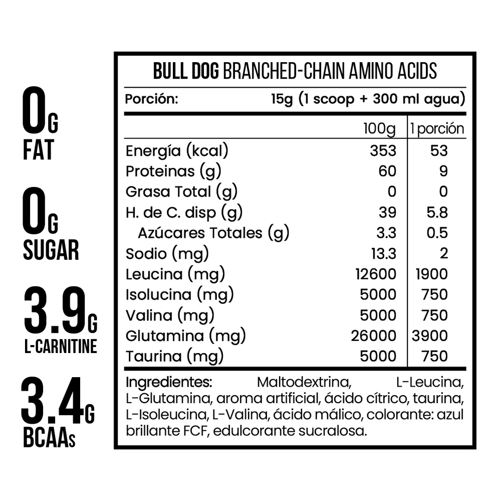 BCAA BULLDOG 500 Gr