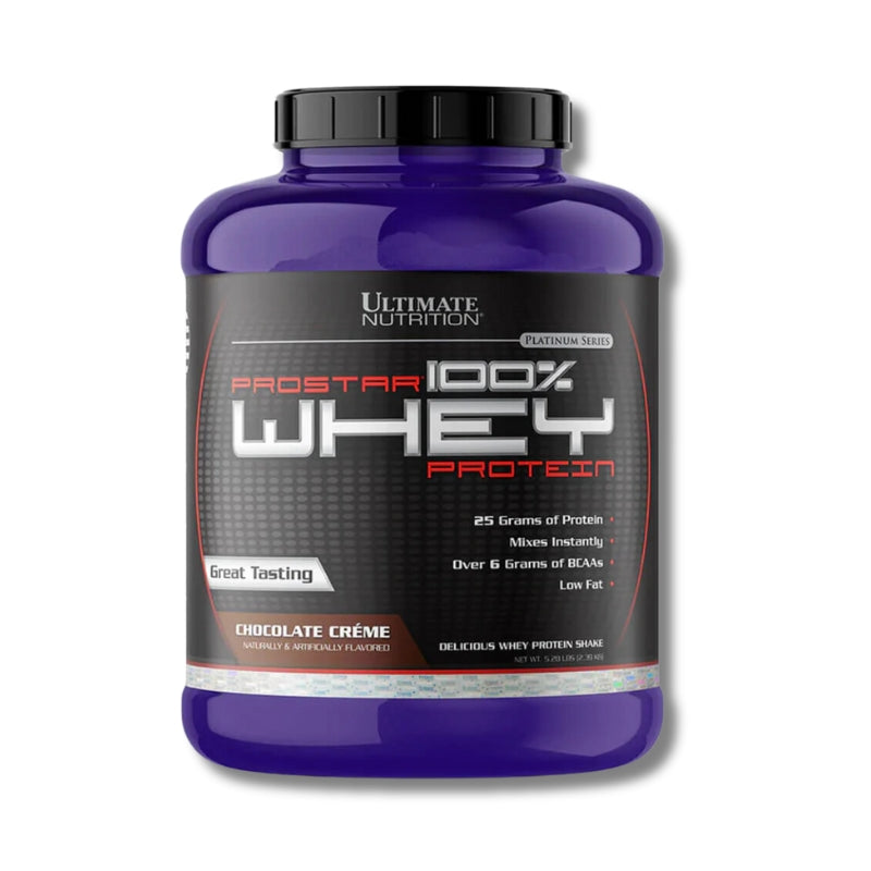 PROSTAR 100% Whey Protein – 5.28 lbs / 80 servicios, Chocolate Créme