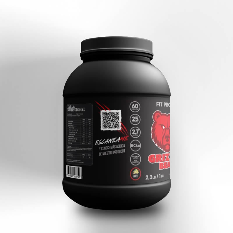 FIT PROTEIN 100% WHEY GRIZZLYBEAR 2 Kg CHOCOLATE