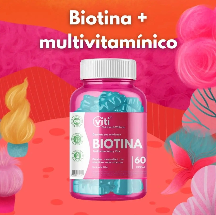 GOMITAS CON BIOTINA (PACK 2 MESES)
