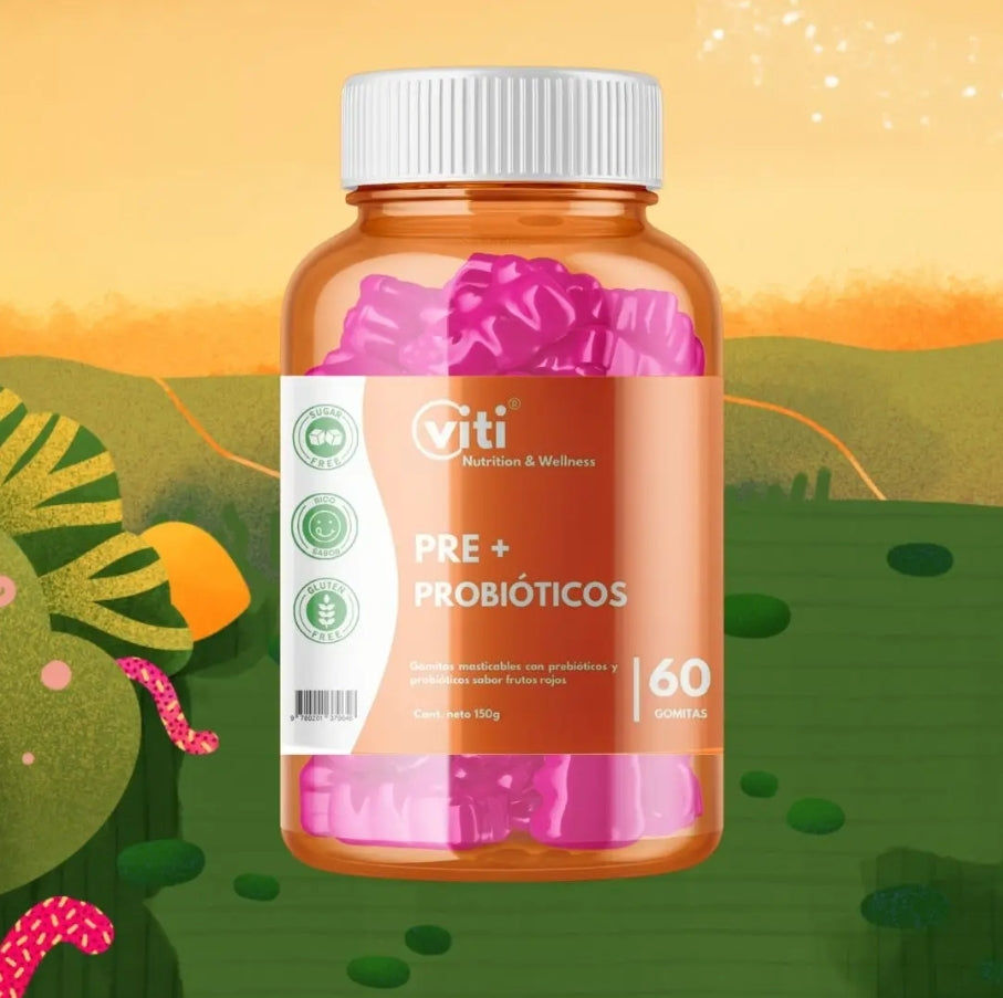 GOMITAS CON PRE + PROBIÓTICOS