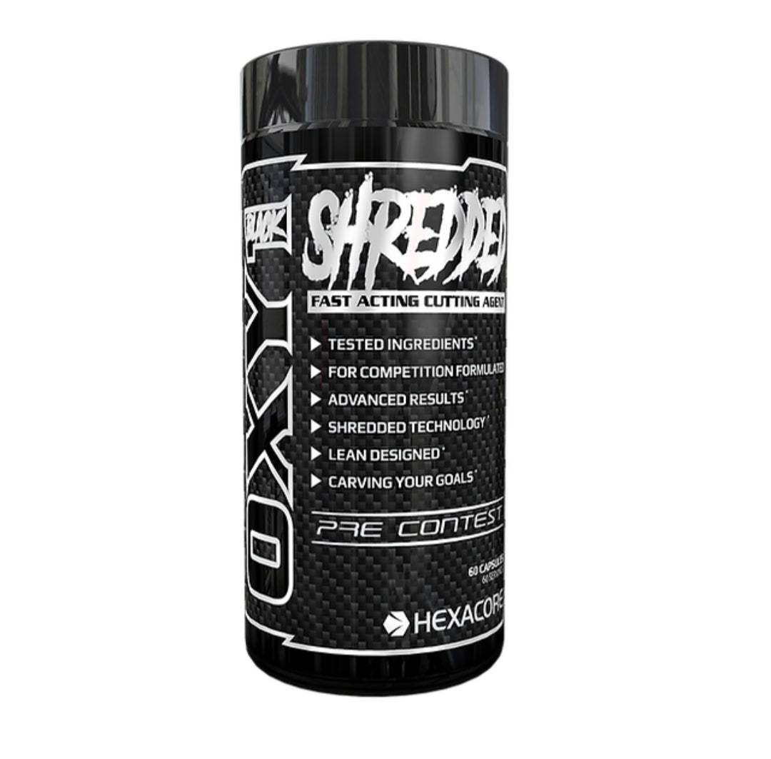 OXY 1 BLACK SHREDDED Quemador de Grasa - 120 caps
