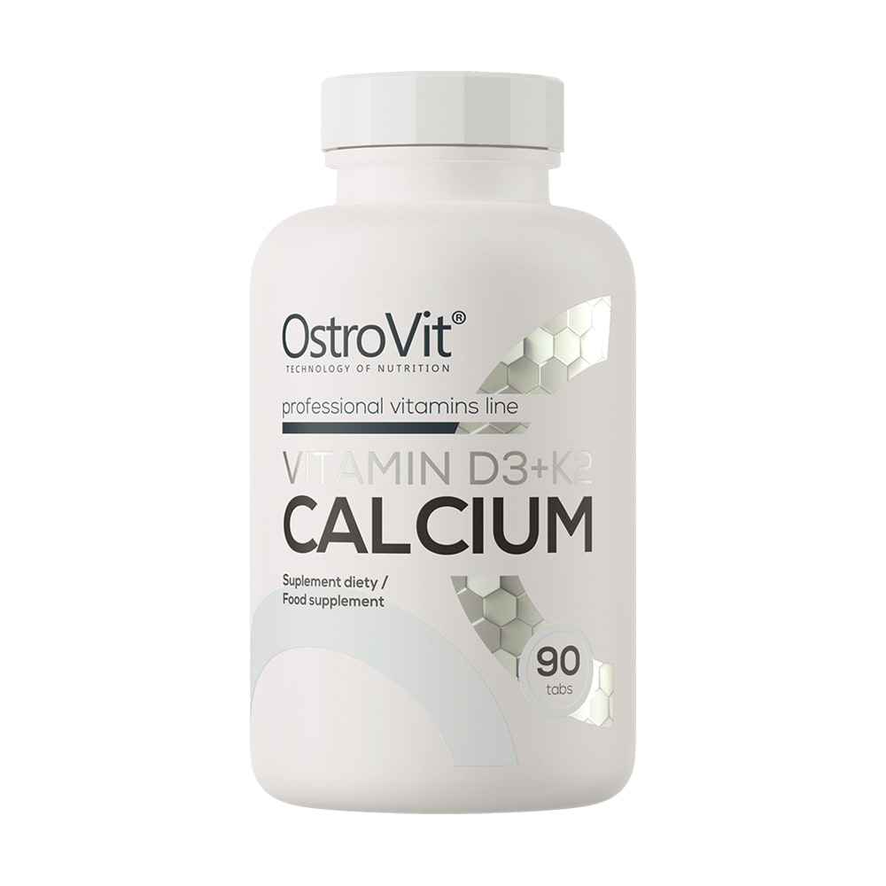 CALCIO Vitamina D3+K2 OSTROVIT – 90 tabs / 90 servicios