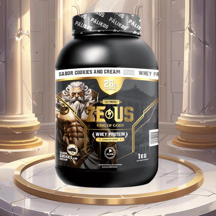 PROTEINA WHEY ZEUS 1KG Chocolate + CREATINA APOLO 300GR