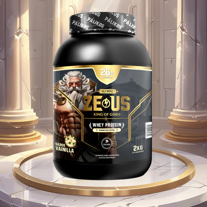 PROTEINA WHEY 2KG Vainilla + PRE ENTRENO ARES + CREATINA APOLO 300GR