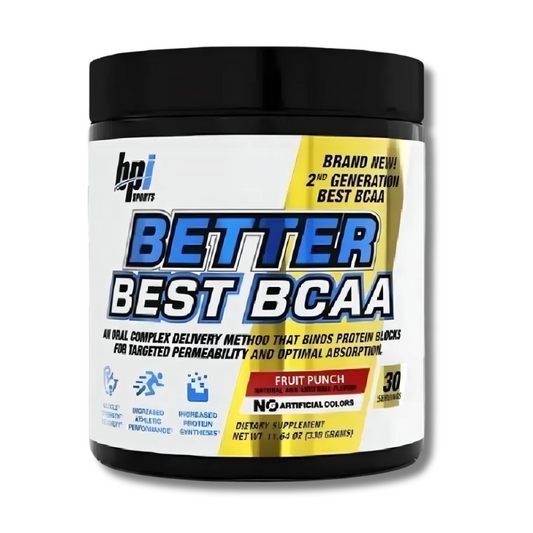 BETTER Best BCAA – 330 grs / 30 servicios, fruit punch