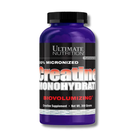 CREATINA ULTIMATE NUTRITION MONOHYDRATE Biovolumizing – 300 grs / 60 servicios