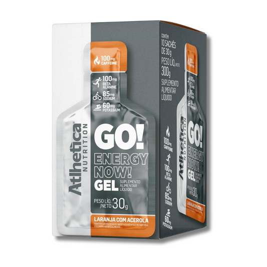 GEL GO! Energy Now! – 10 sachets / 30 grs, naranja con acerola