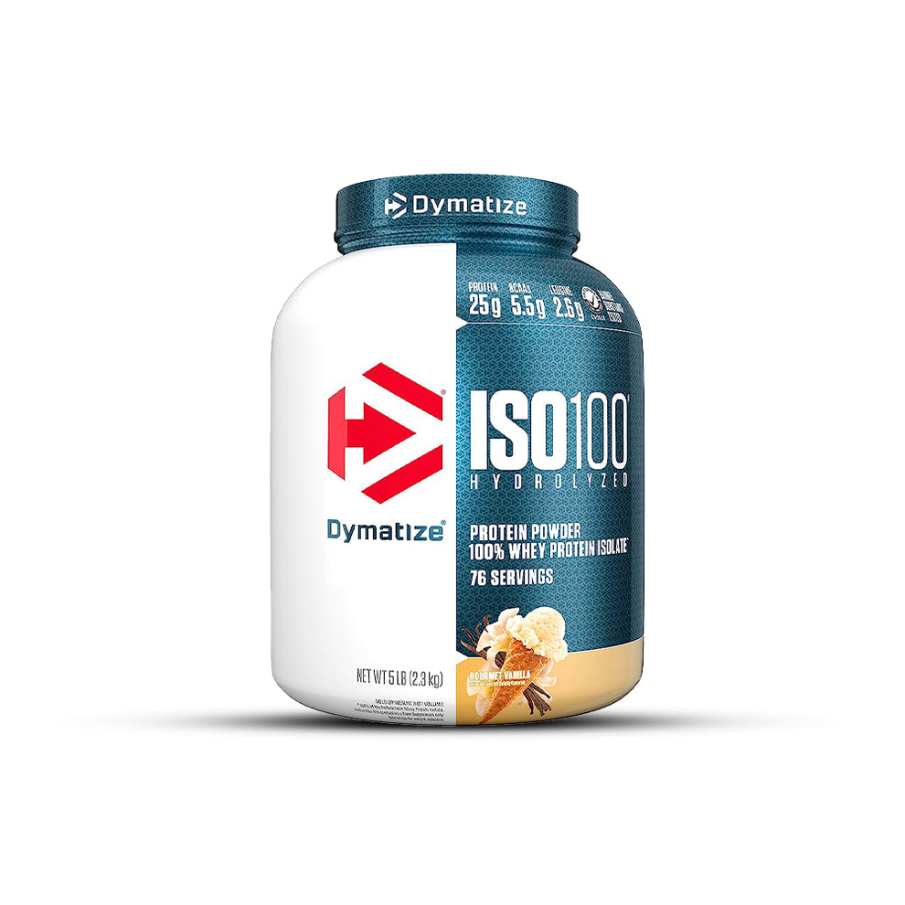 ISO 100 Hydrolyzed – 5 lbs / 76 servicios, Gourmet Vainilla