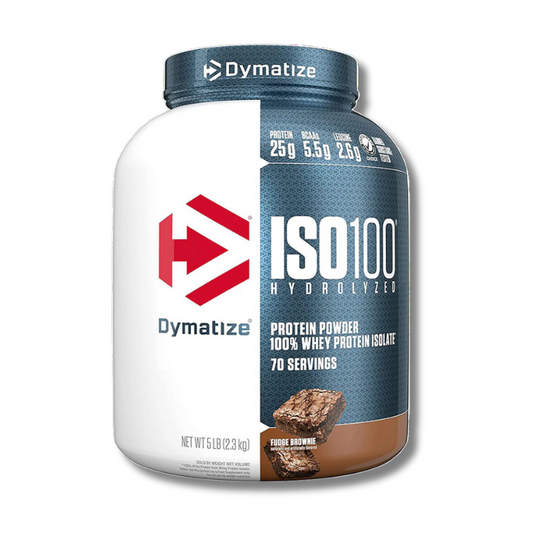 ISO 100 Hydrolyzed – 5 lbs / 70 servicios, Fudge Brownie