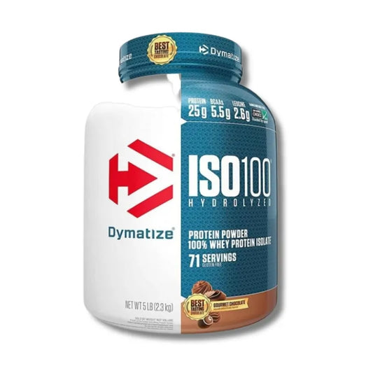 ISO 100 Hydrolyzed – 5 lbs / 71 servicios, gourmet chocolate