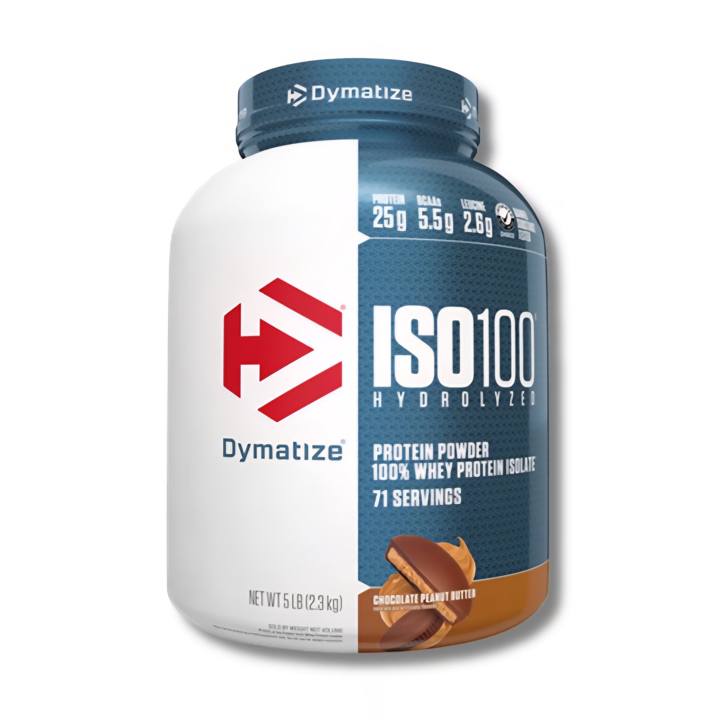 ISO 100 Hydrolyzed – 5 lbs / 71 servicios, Chocolate Peanut Butter