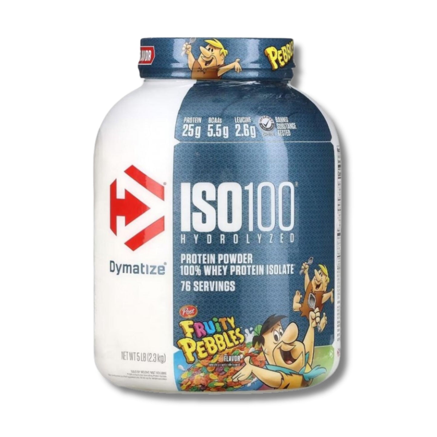 ISO 100 Hydrolyzed – 5 lbs / 76 servicios, Fruity Pebbles