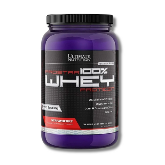 PROSTAR 100% Whey Protein – 2 lbs / 30 servicios, strawberry
