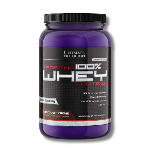 PROSTAR 100% Whey Protein – 2 lbs / 30 servicios, chocolate créme