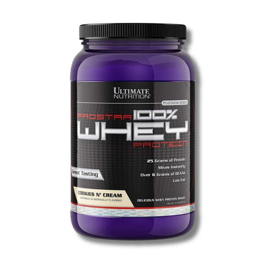 PROSTAR 100% Whey Protein – 2 lbs / 30 servicios, cookies N’ cream