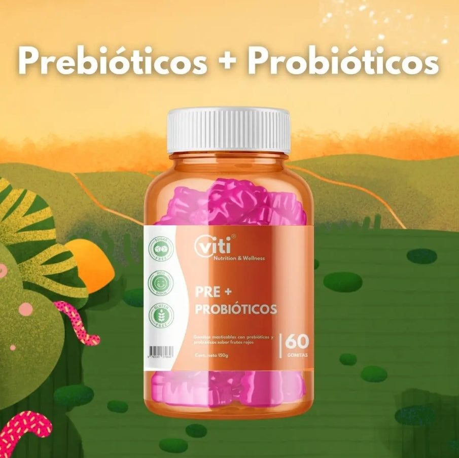 GOMITAS CON PRE + PROBIÓTICOS