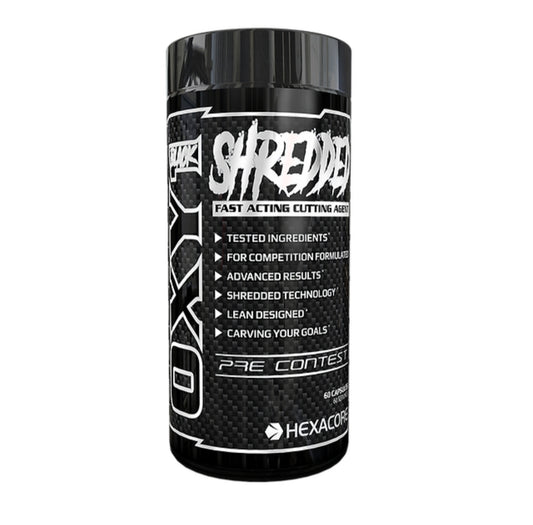 OXY 1 BLACK SHREDDED Quemador de Grasa - 120 caps