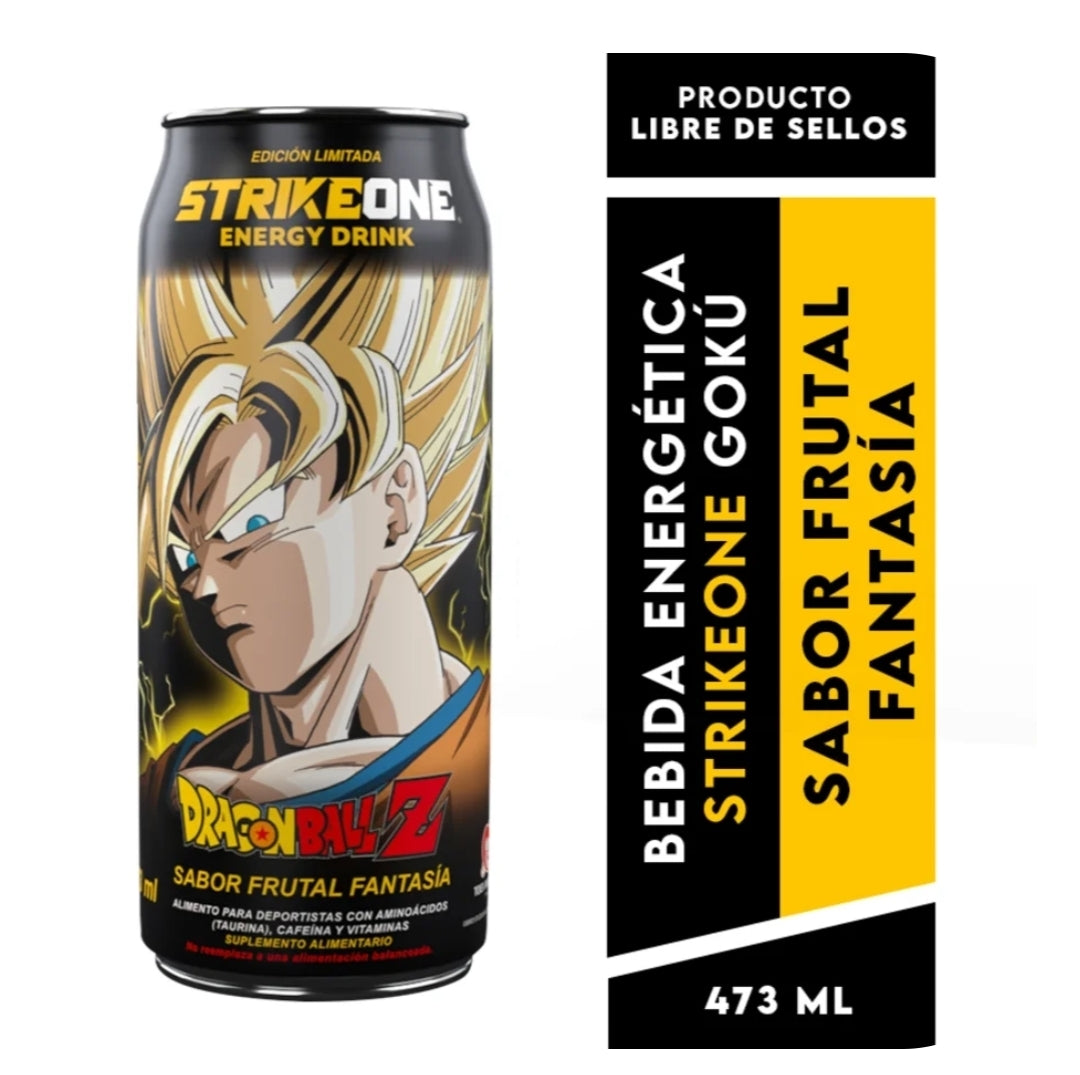 Bebida Energética StrikeOne 6 Unid (473ml). Surtidas.