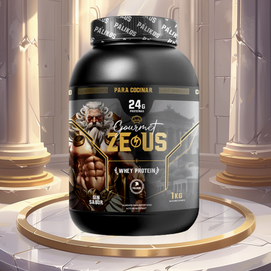 ZEUS GOURMET Whey Protein 1 Kg - Sin Sabor Para Cocinar