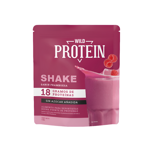 Shake en polvo sabor Frambuesa 1 kg - Wild Protein